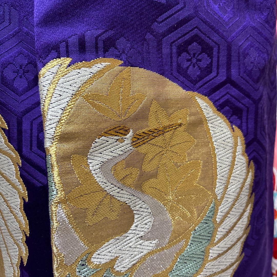 七五三　着物セット　7歳　アンティーク　だらり帯　ぽっくり　舞妓スタイル