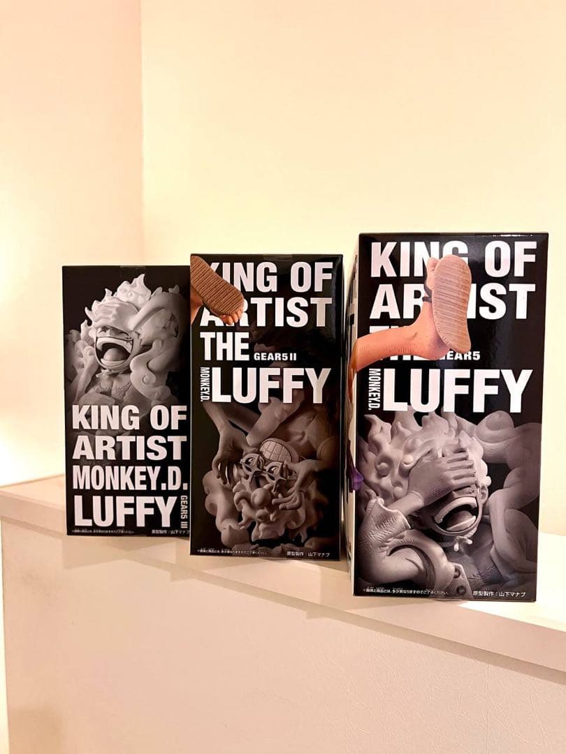 KING OF ARTIST モンキー・D・ルフィ 3体セット I II III