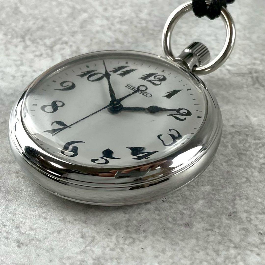 稼働/美品】セイコー クォーツ鉄道 懐中時計 7C21-0AA0 - メルカリ