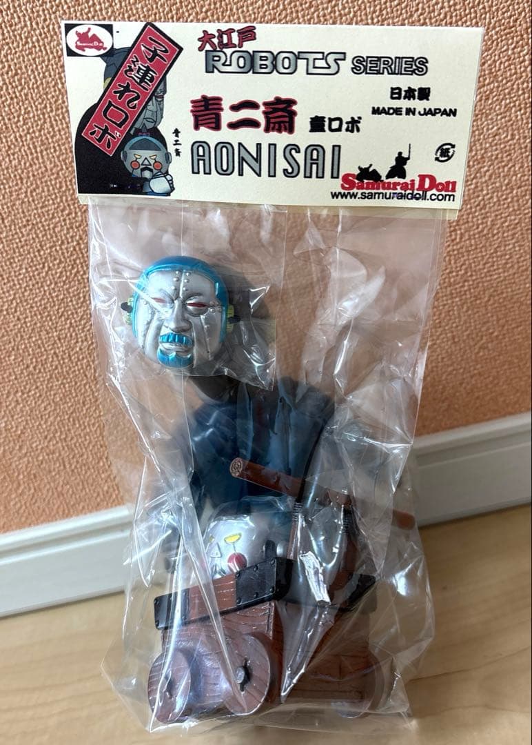 samurai doll サムライドール 子連れロボ 一刀斎と青二斎 ソフビ