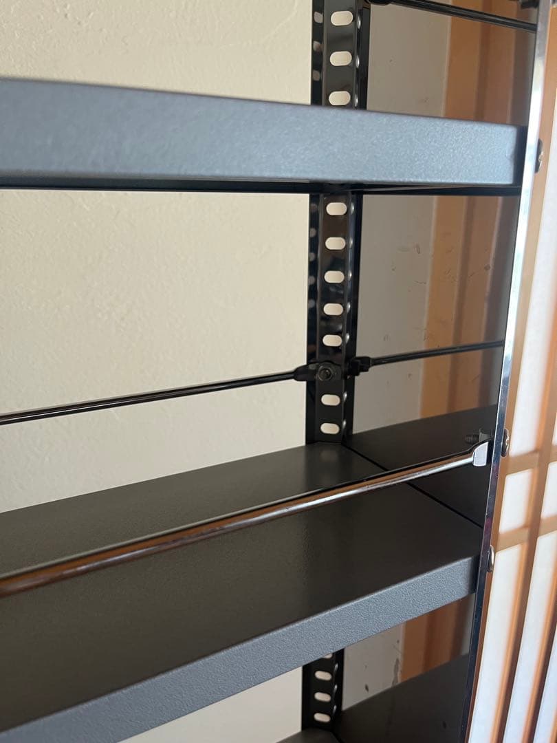 お買い得！ステンレス製隙間収納ワゴン大　スリム棚 大容量！