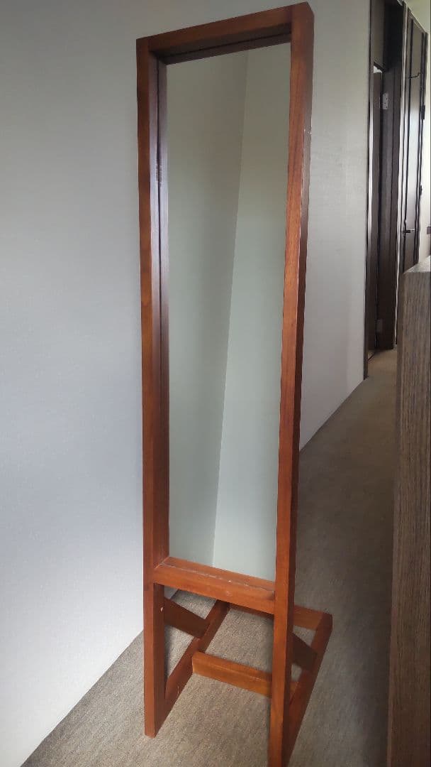 大幅値下げ！　スキャンティーク　SCANTEAK 姿見　スタンドミラー送料込