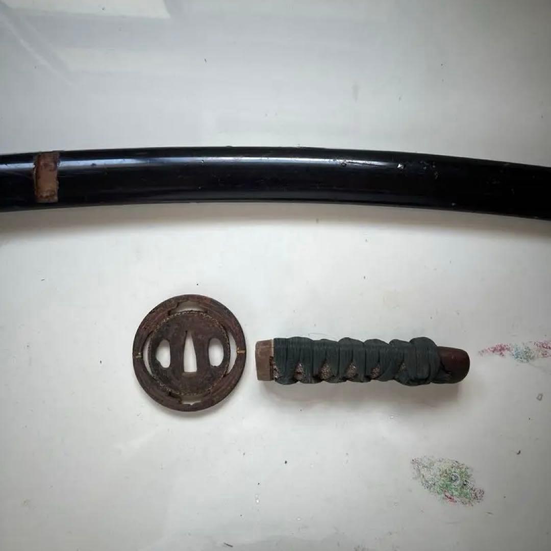 鍔（つば）出羽秋田住　正阿弥傳七 柄、（つか） 鞘（さや）