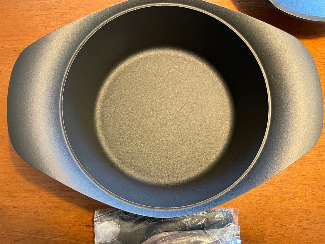 柳宗理　南部鉄器　鉄鍋深型　22㎝　TEKKI