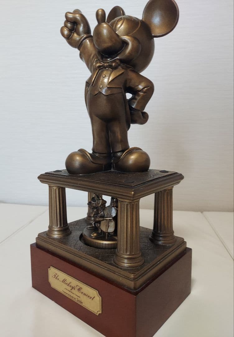 【非売品】ミッキーマウス　ブロンズ像　オルゴール