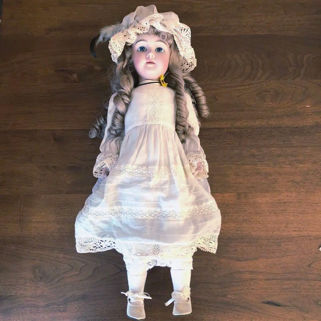 ビスク・ドール ビスクドール Bisque doll ヴィンテージ 人形 - メルカリ