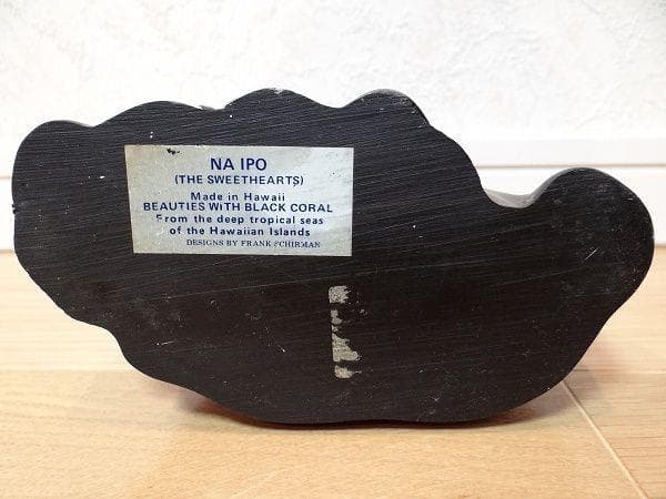 70年代 アンティーク ハワイ 黒珊瑚 Frank Schirman 彫刻 - メルカリ