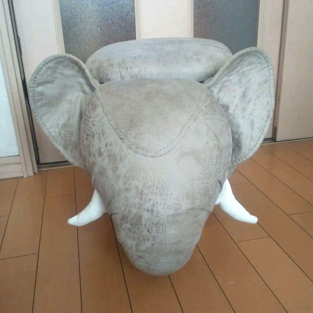 象 エレファント スツール 椅子 オットマン イス 北欧家具 収納 子供部屋