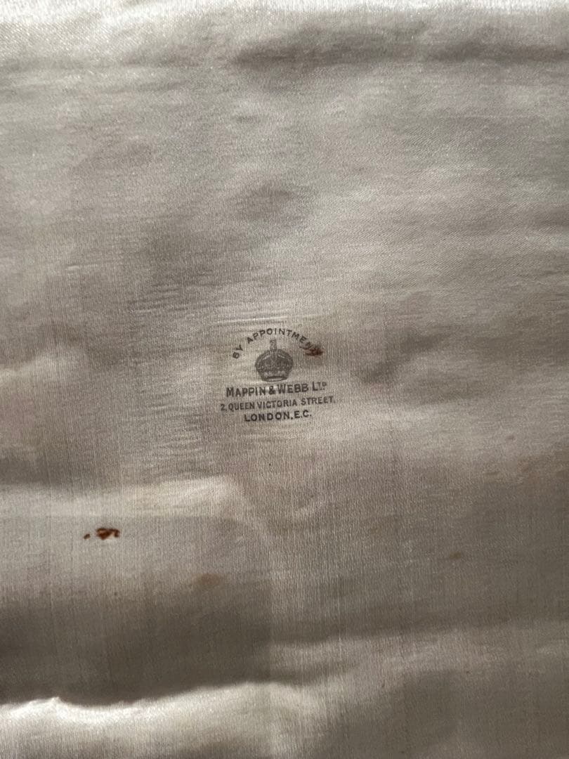 英国マッピンアンドウェッブ　純銀925製 白蝶貝 デザートナイフ　フォーク