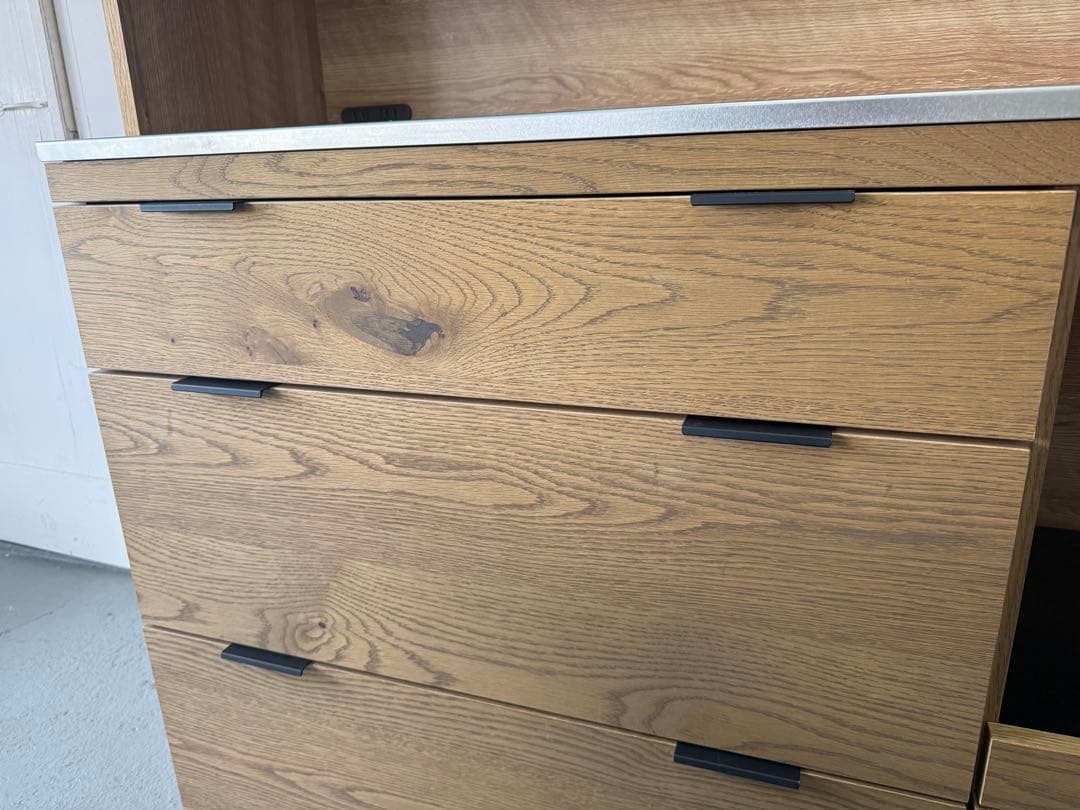 【東京/埼玉/群馬県一部 限定送料込み】unico ADDAY　キッチンボード