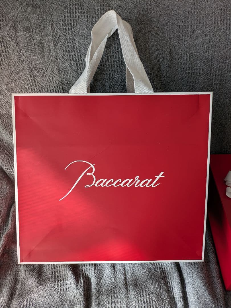 【新品】Baccarat アイ フォトフレーム（ショッパー、リボン付き）