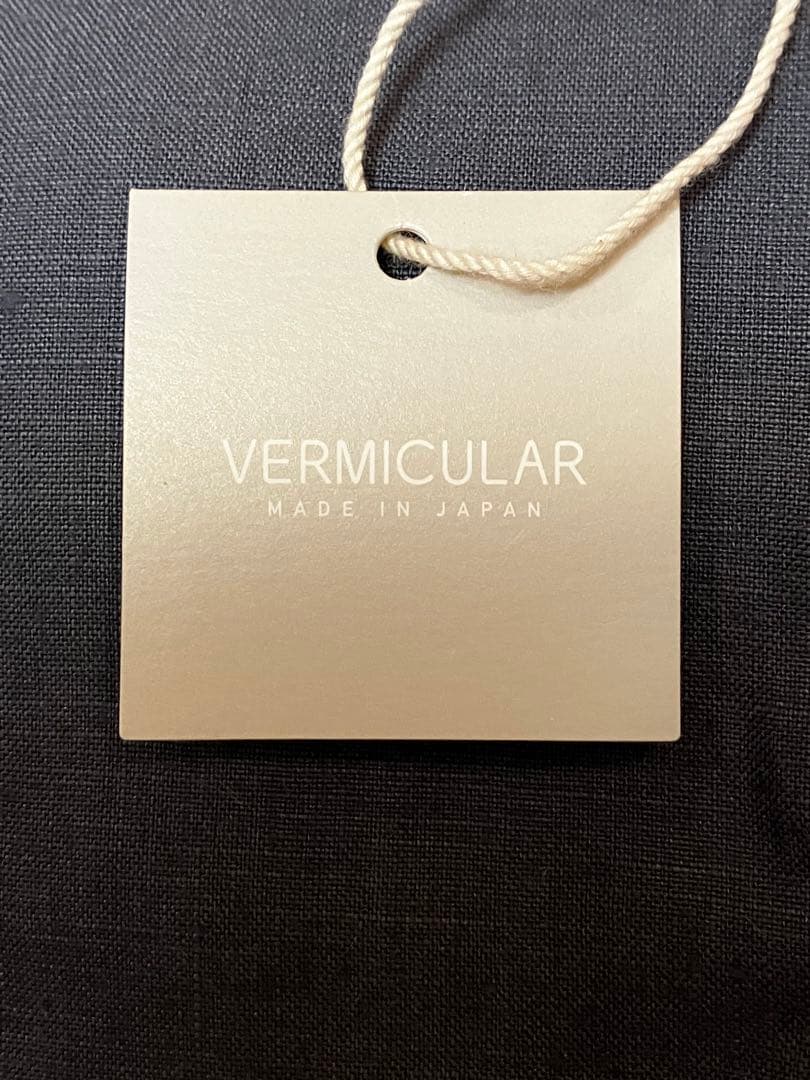 新品未使用　バーミキュラ　エプロン　オーガニックリネン　sumi