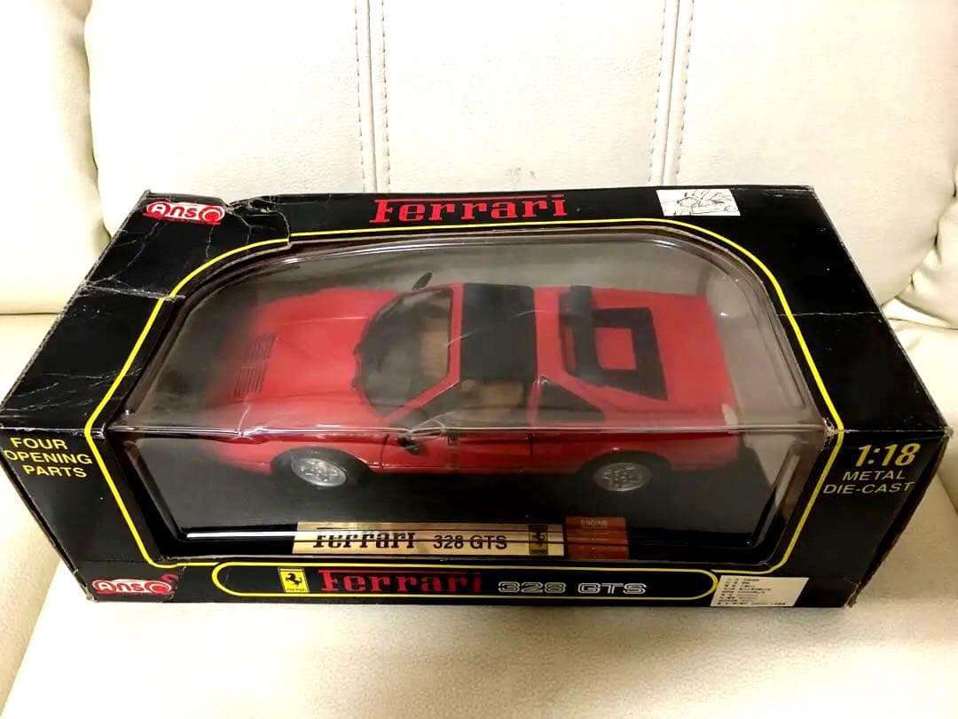 1/18 ANSON製 フェラーリ 328GTS 赤 - メルカリ