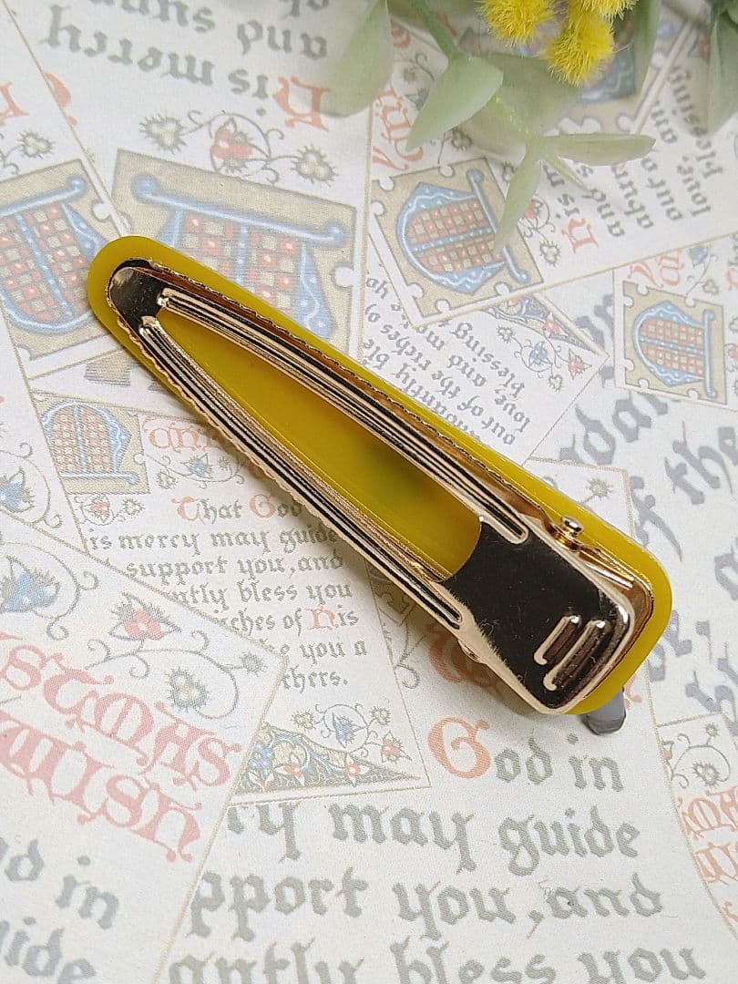 ヘアクリップ  てんとう虫とサバ白ちゃん