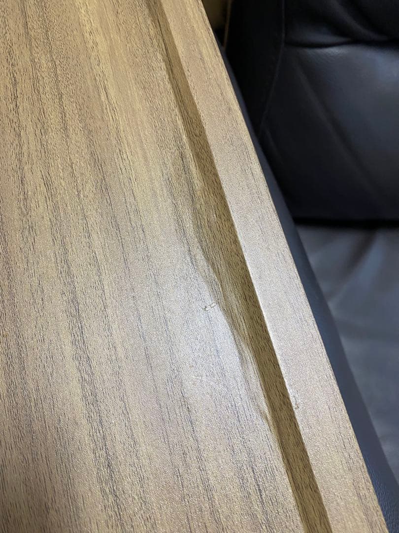 ニトリ　3人掛け電動テーブル付きリクライニングソファ(Nビリーバ2革)