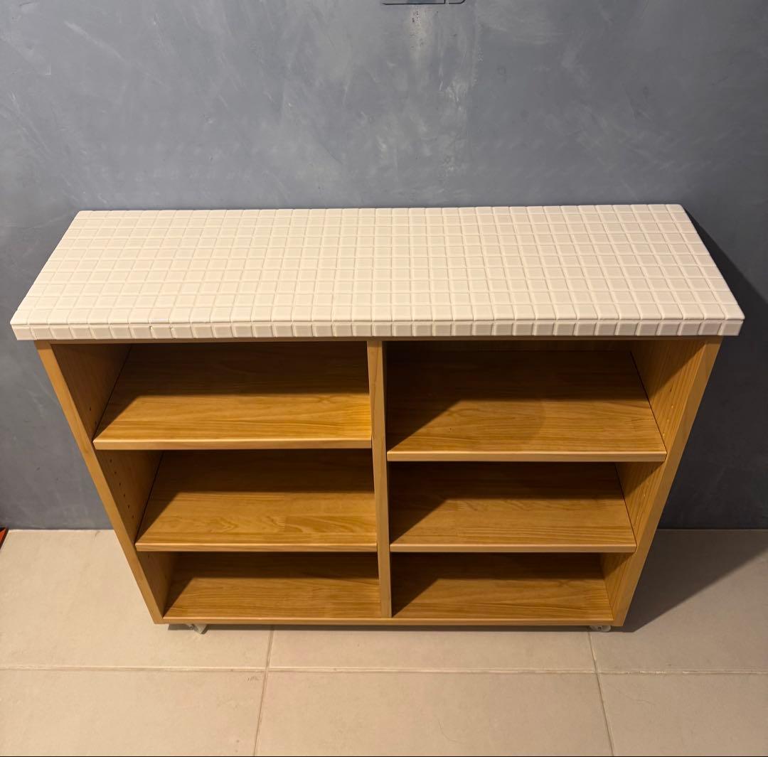 MOMO NATURAL スリムタイルワゴンL