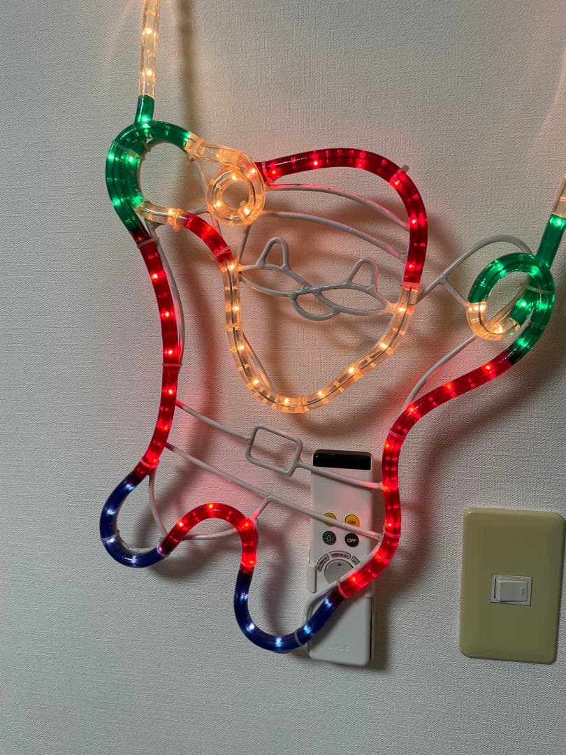 屋外使用OK LED チューブライト サンタ