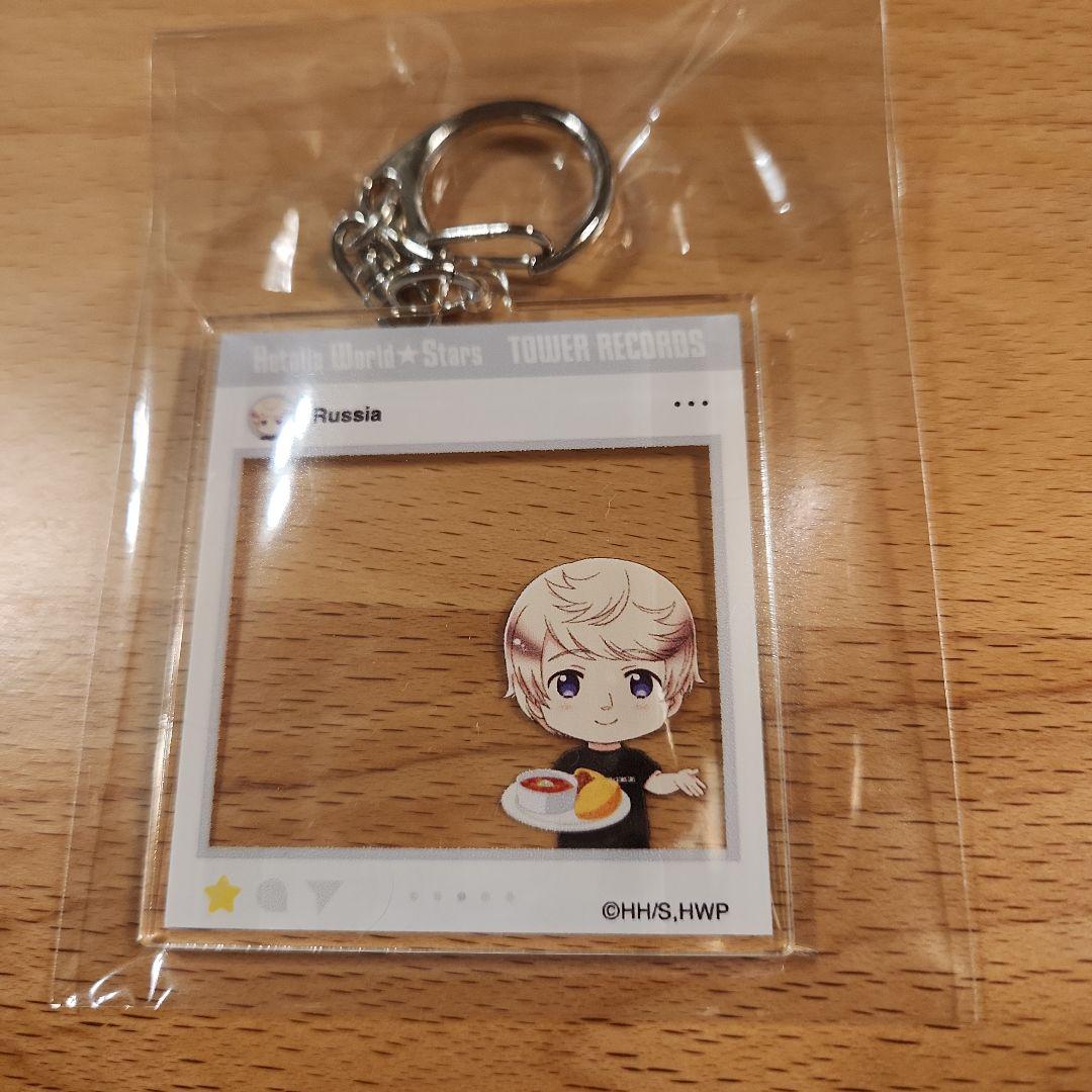 ヘタリア ロシア タワレコ SNS風アクリルキーホルダー アクキー - メルカリ