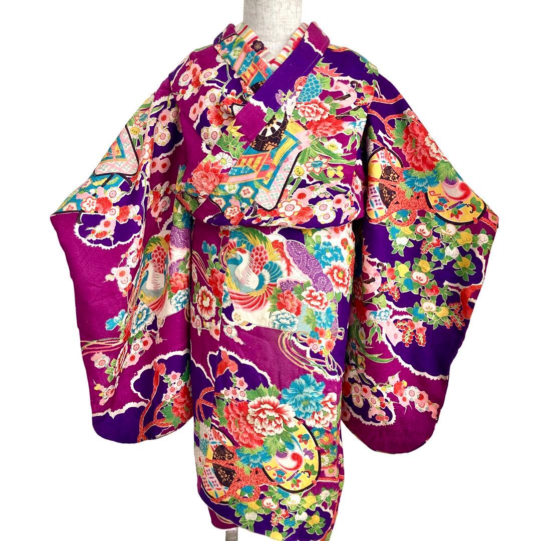 アンティーク　女の子　子供着物　NO2