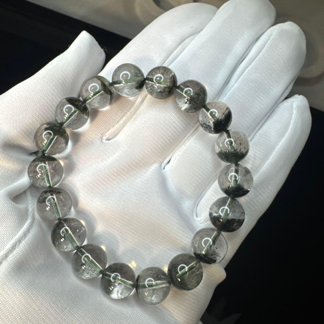 【高品質】グリーンガーデンクォーツ　10.9mm