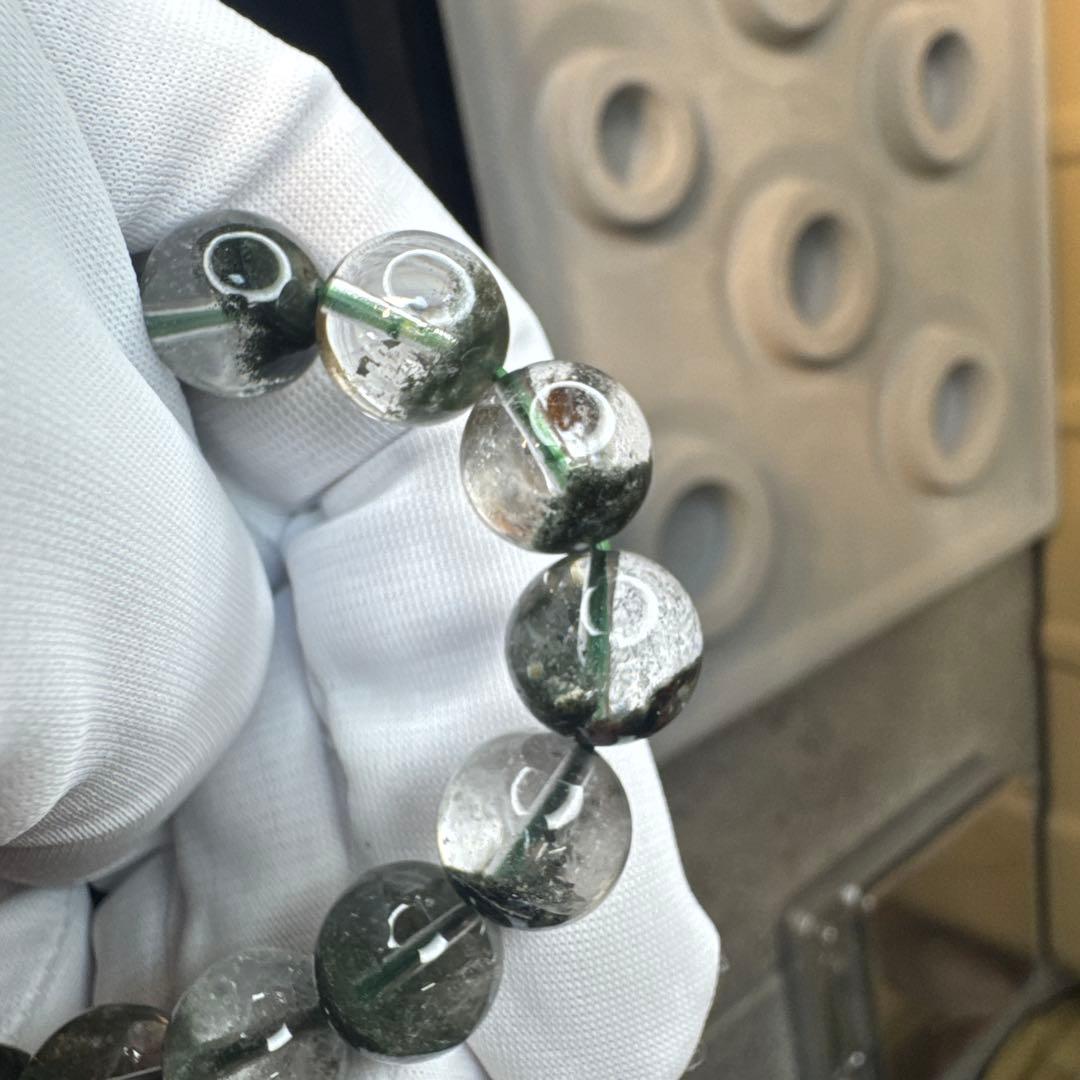 【高品質】グリーンガーデンクォーツ　10.9mm