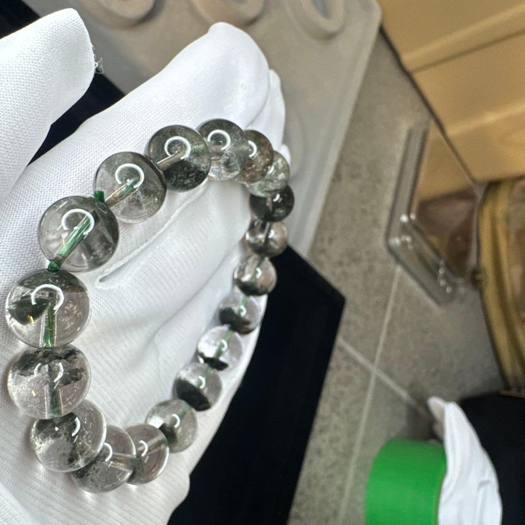 【高品質】グリーンガーデンクォーツ　10.9mm