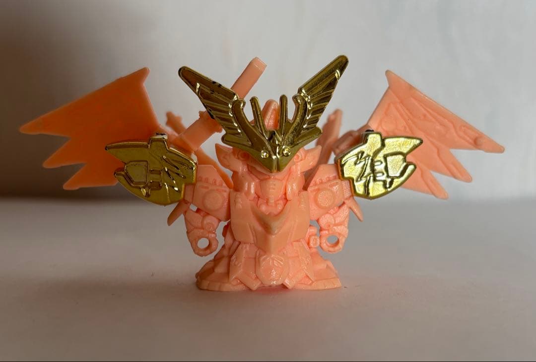 ガン消し　SDガンダム 翼付きフィギュア 金メッキ 当時物