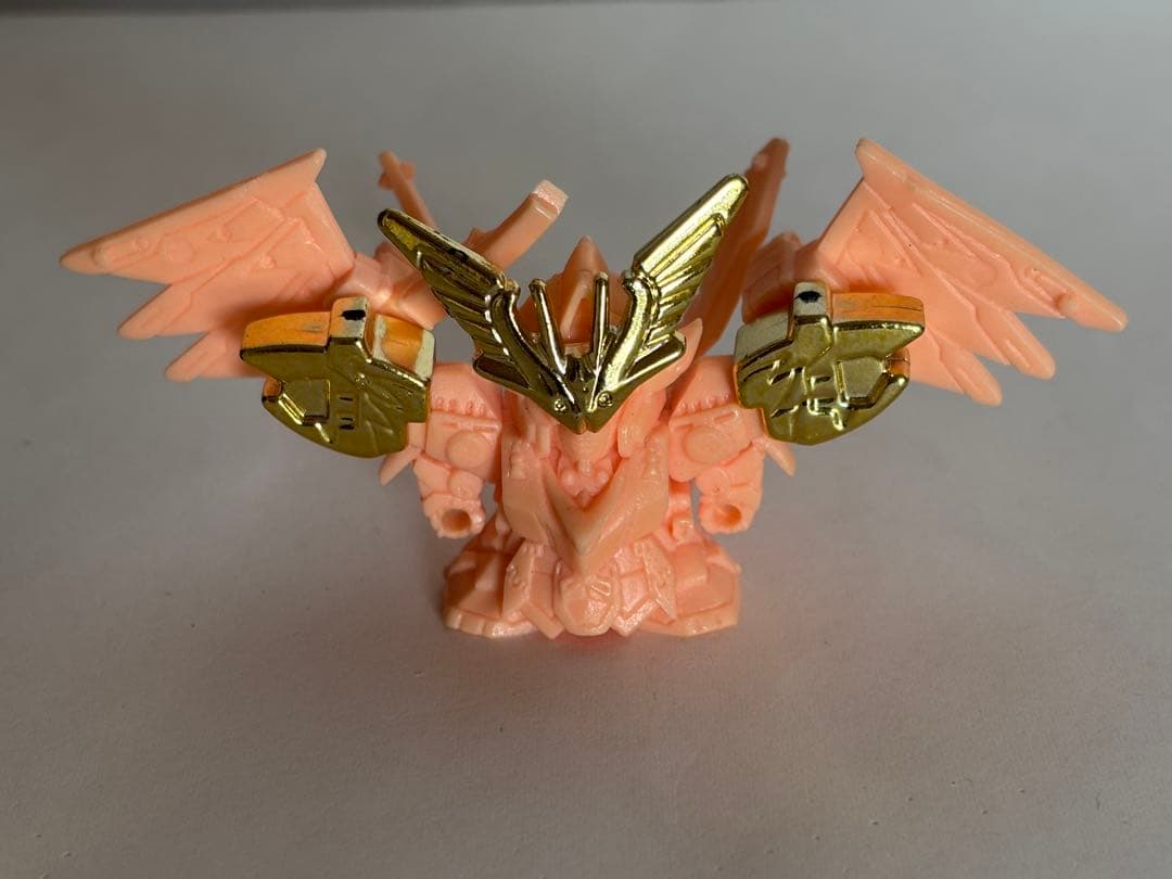 ガン消し　SDガンダム 翼付きフィギュア 金メッキ 当時物