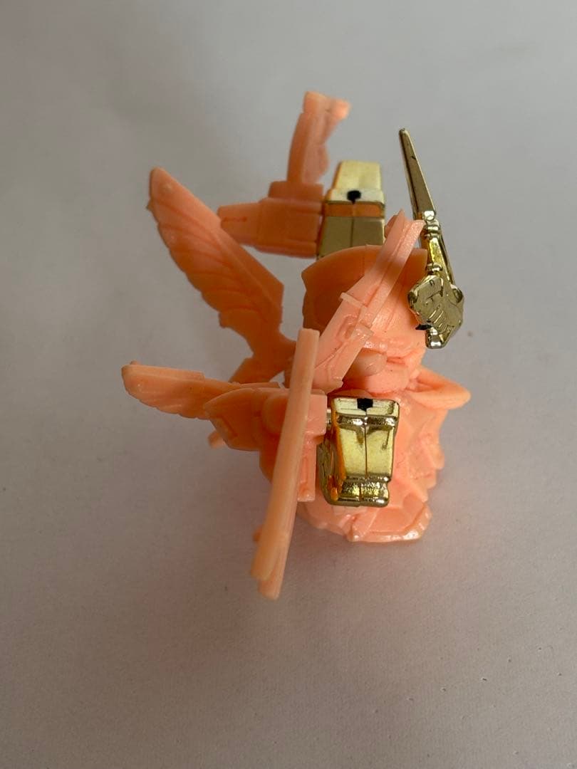 ガン消し　SDガンダム 翼付きフィギュア 金メッキ 当時物