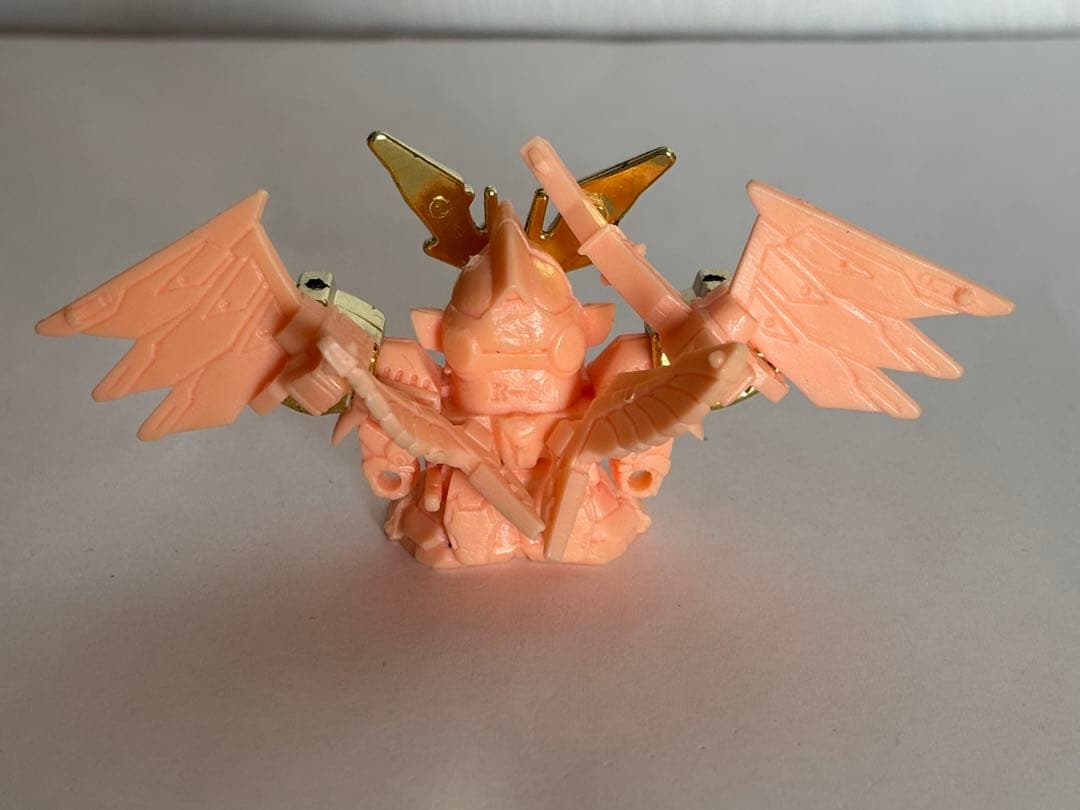 ガン消し　SDガンダム 翼付きフィギュア 金メッキ 当時物