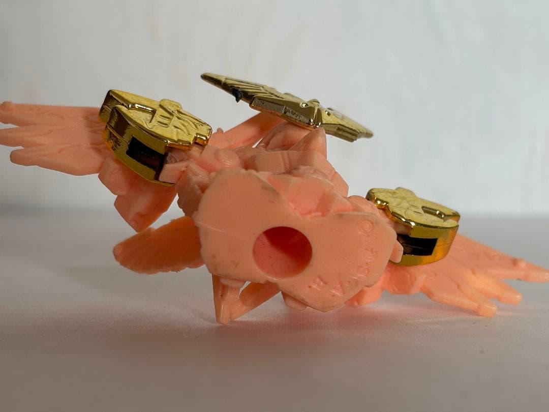 ガン消し　SDガンダム 翼付きフィギュア 金メッキ 当時物