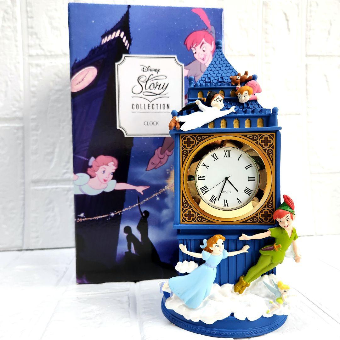 ピーターパン】置時計 小物入れ ストーリーコレクション 未使用品