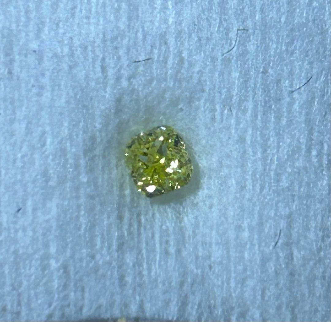 ダイヤモンドFANCY GREENISH YELLOW 0.100ct