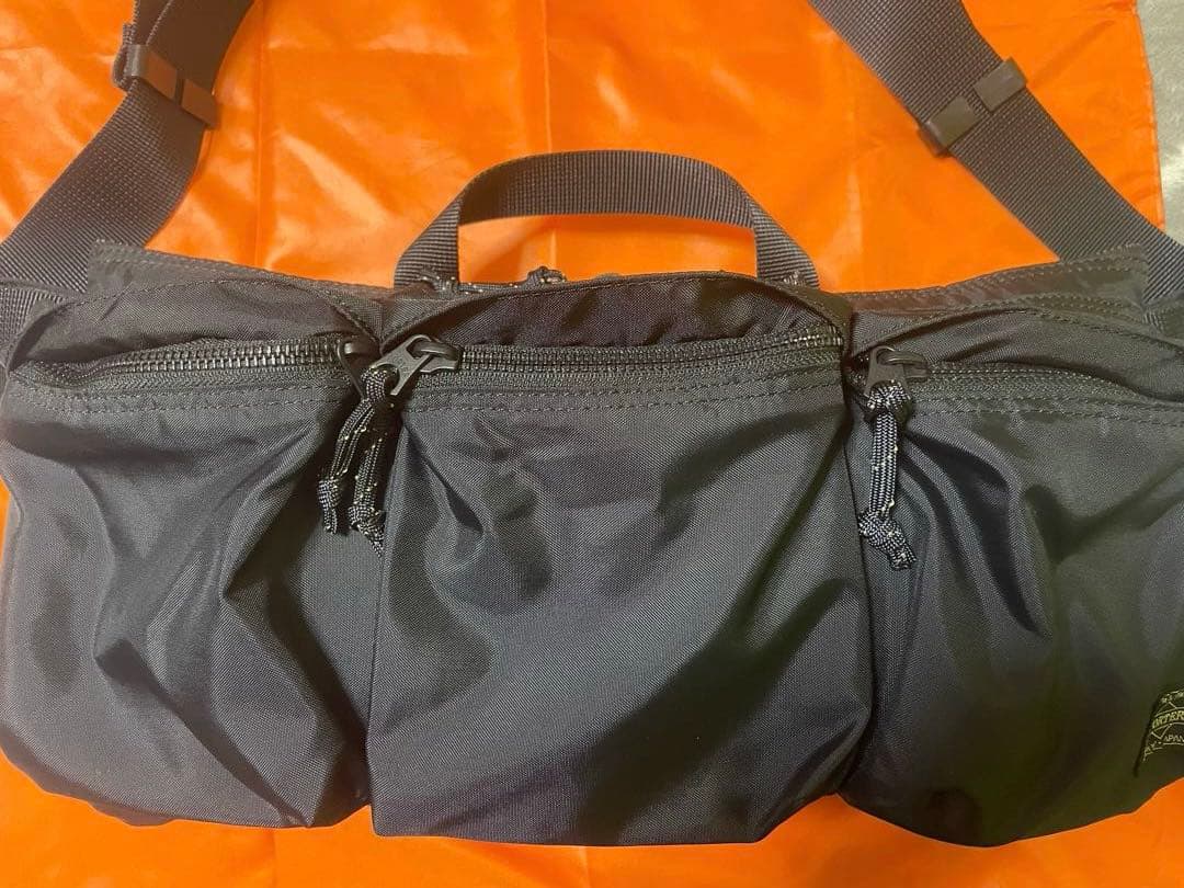 【未使用級】PORTER ポーター フォース ウエストバッグ ブラック