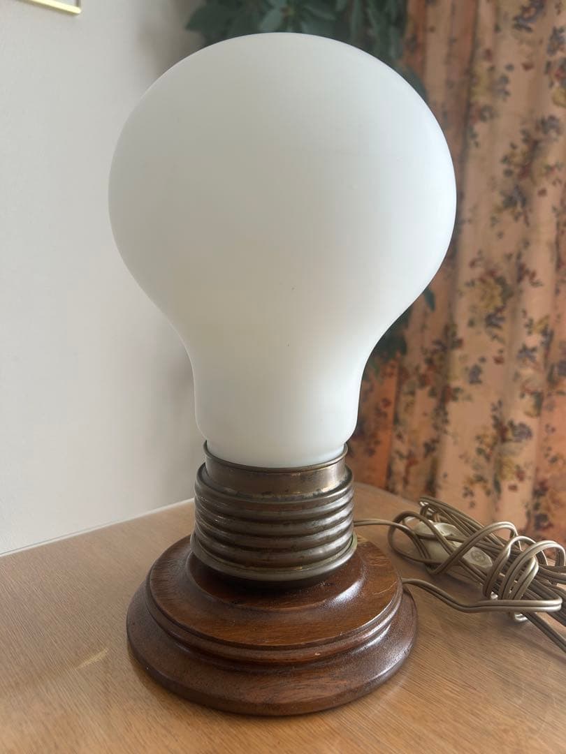 【レトロ商品】電球型ヴィンテージライト（動作確認済み）