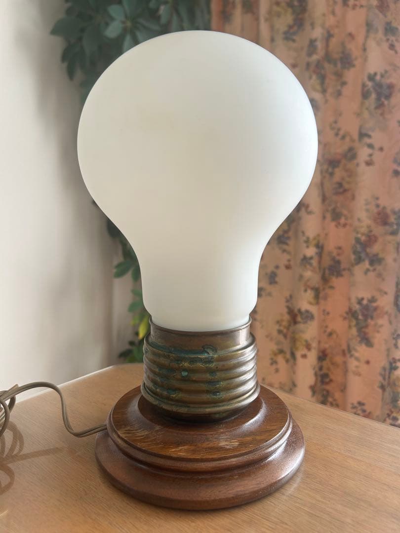 【レトロ商品】電球型ヴィンテージライト（動作確認済み）