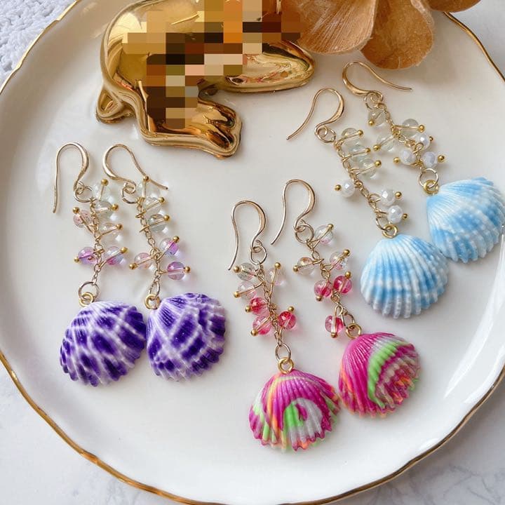 シェルピアス イヤリング