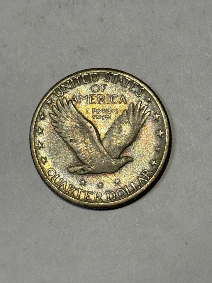 アメリカ　25セント銀貨　1924S 古銭　クォーターダラー　希少　レア
