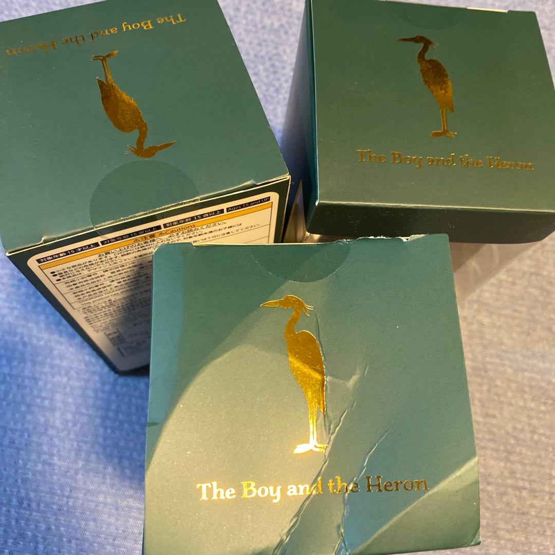 君たちはどう生きるか　アオサギフィギュア3体セット