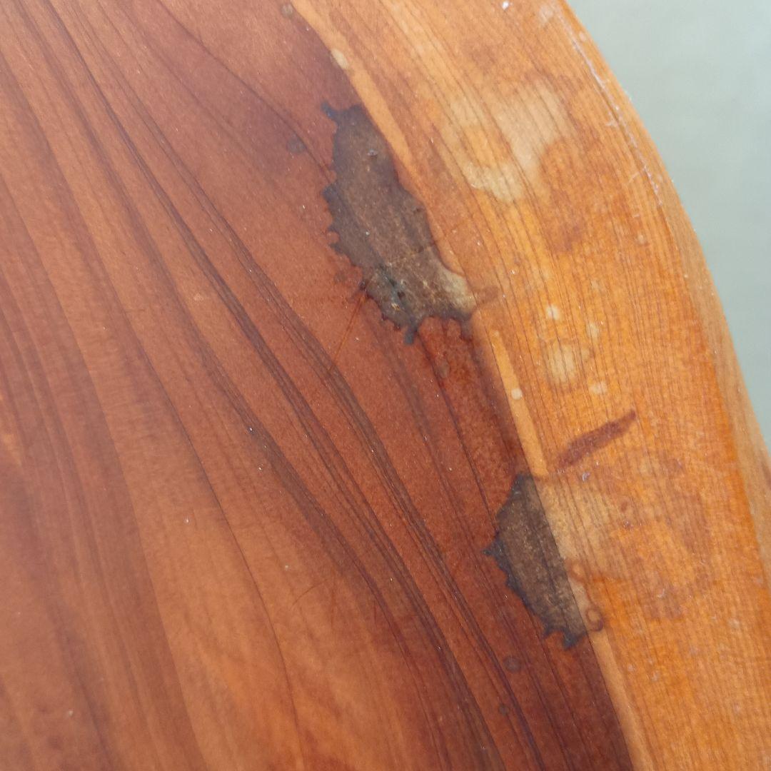 無垢材の不規則な座卓　ハンドメイド　一枚板　ミニテーブル　花台