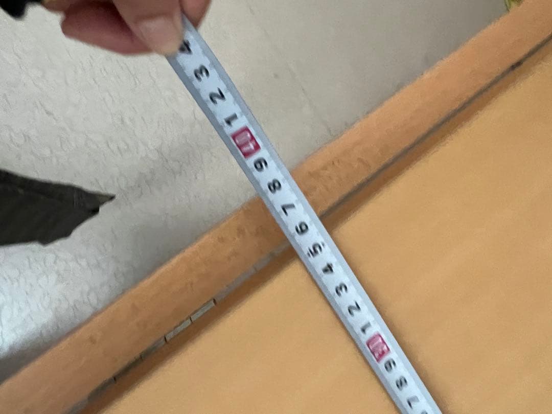 ホワイト木製収納テーブル