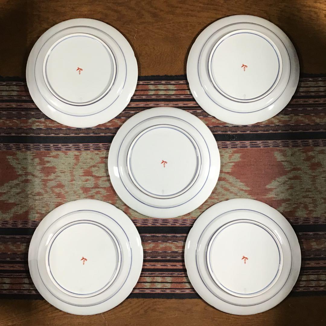 其泉 鹿鳴館『赤濃金彩 唐草』 カップ&ソーサー ミート皿 5組 - メルカリ