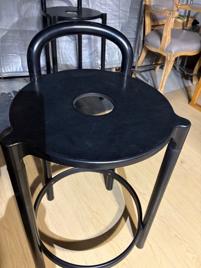 ②希少　Kartell カルテル カウンターチェア　80's? ちょいキズ