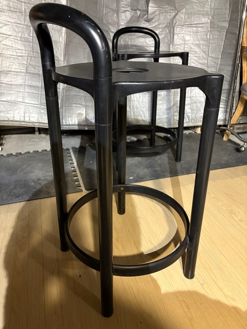 ②希少　Kartell カルテル カウンターチェア　80's? ちょいキズ
