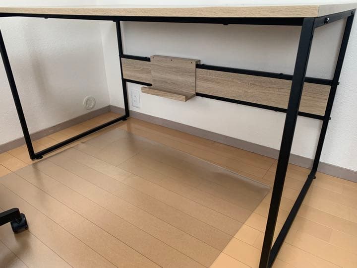 LOWYA ロウヤ オフィスデスク スチール脚 幅120 奥行70 高さ70