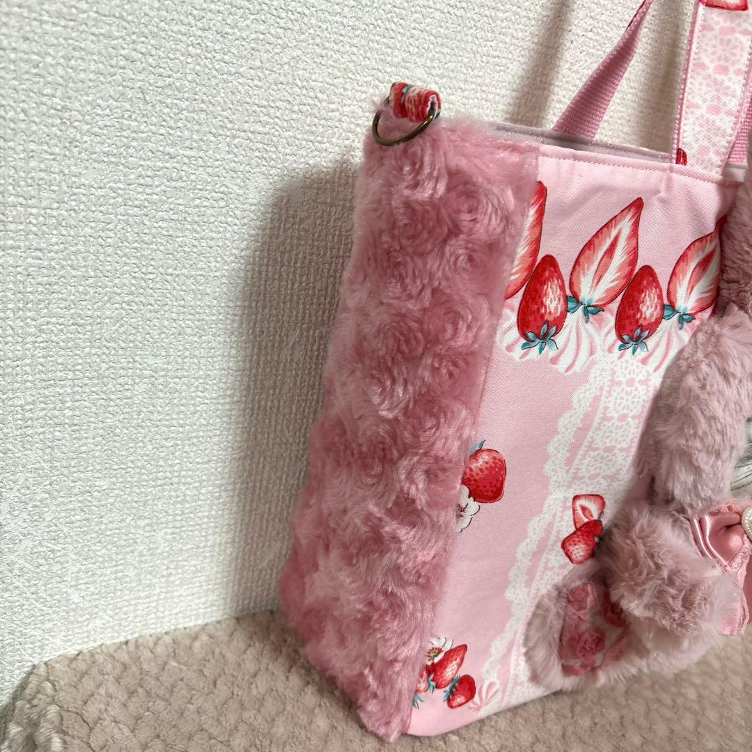 コヤンイサムチョン Bigふわモコうさぎルミちゃん トート＆ポーチ