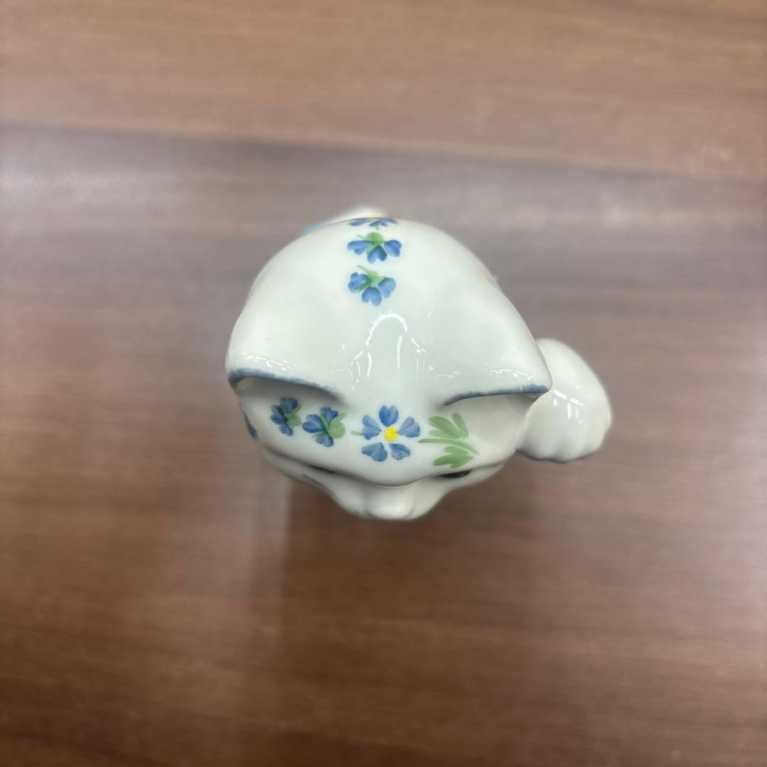 アイリッシュドレスデン　Happy Cat　招き猫　フィギュアリン