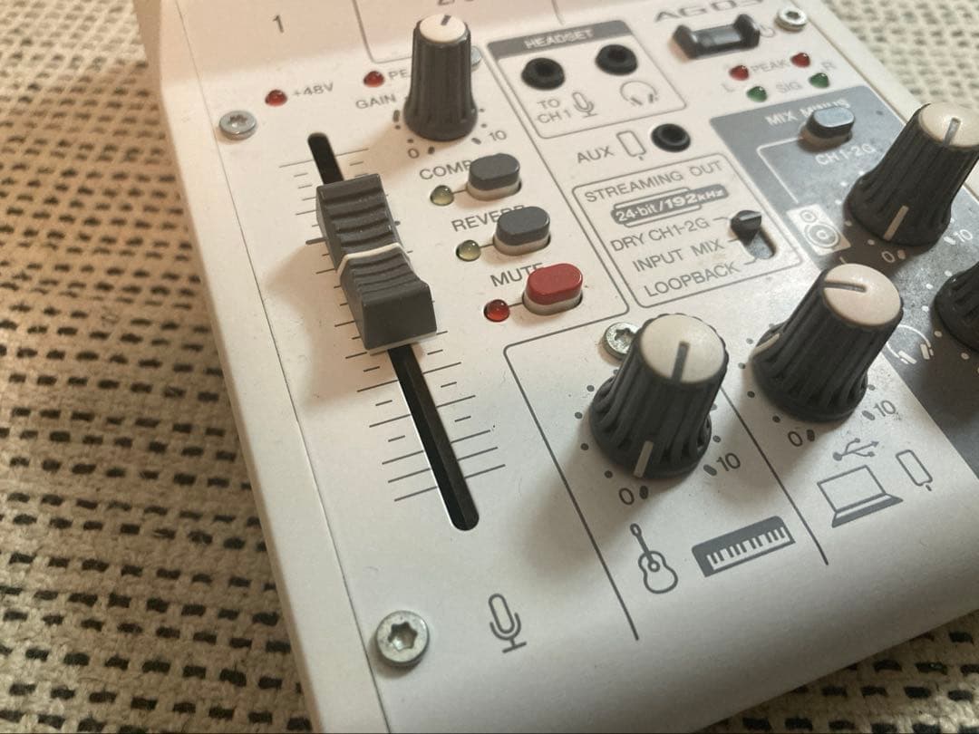 YAMAHA AG03 mk2 オーディオミキサー