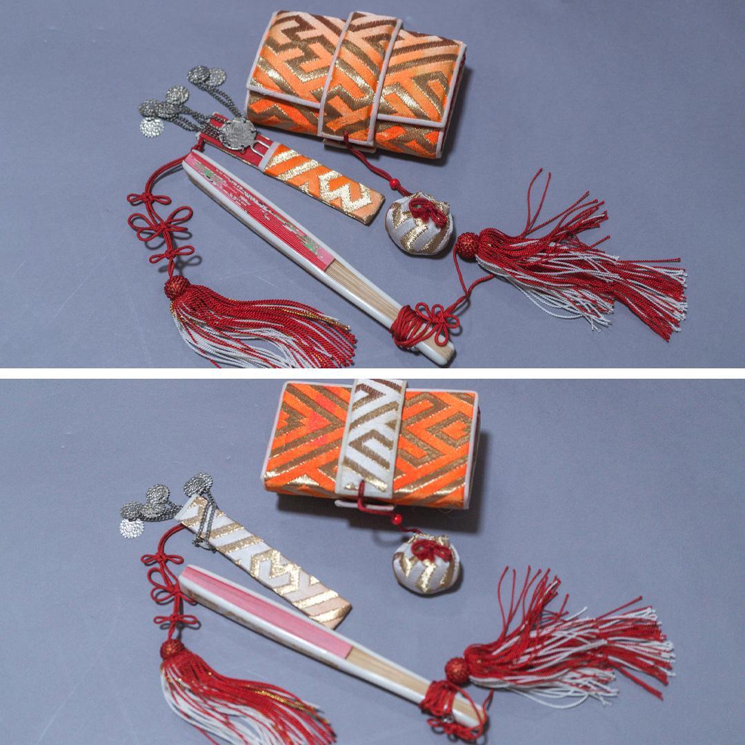 a*a様 【七五三 7歳】正絹・ビンテージ・晴着フルセット・水色～茜色・蝶々・美