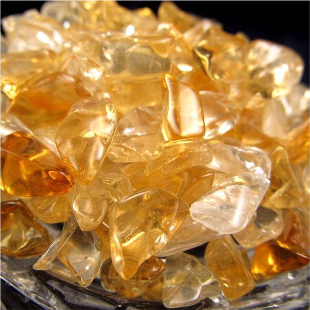 ★特選ご奉仕★幸運の石【300g『黄水晶』シトリンクォーツさざれ石】❤️